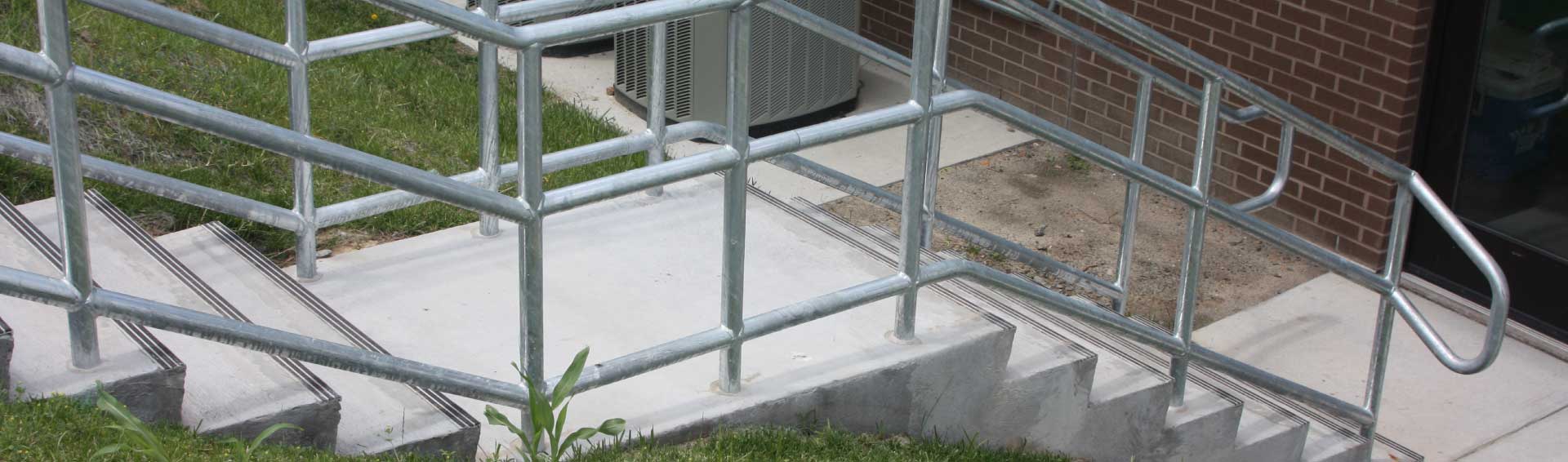 outdoor stair railings