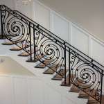 step railings in house