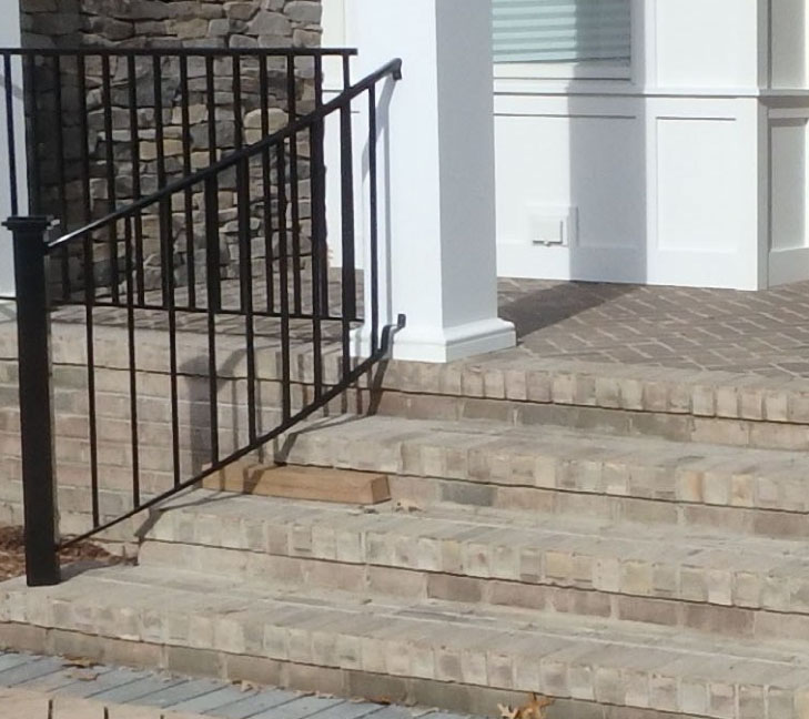 front step railing design